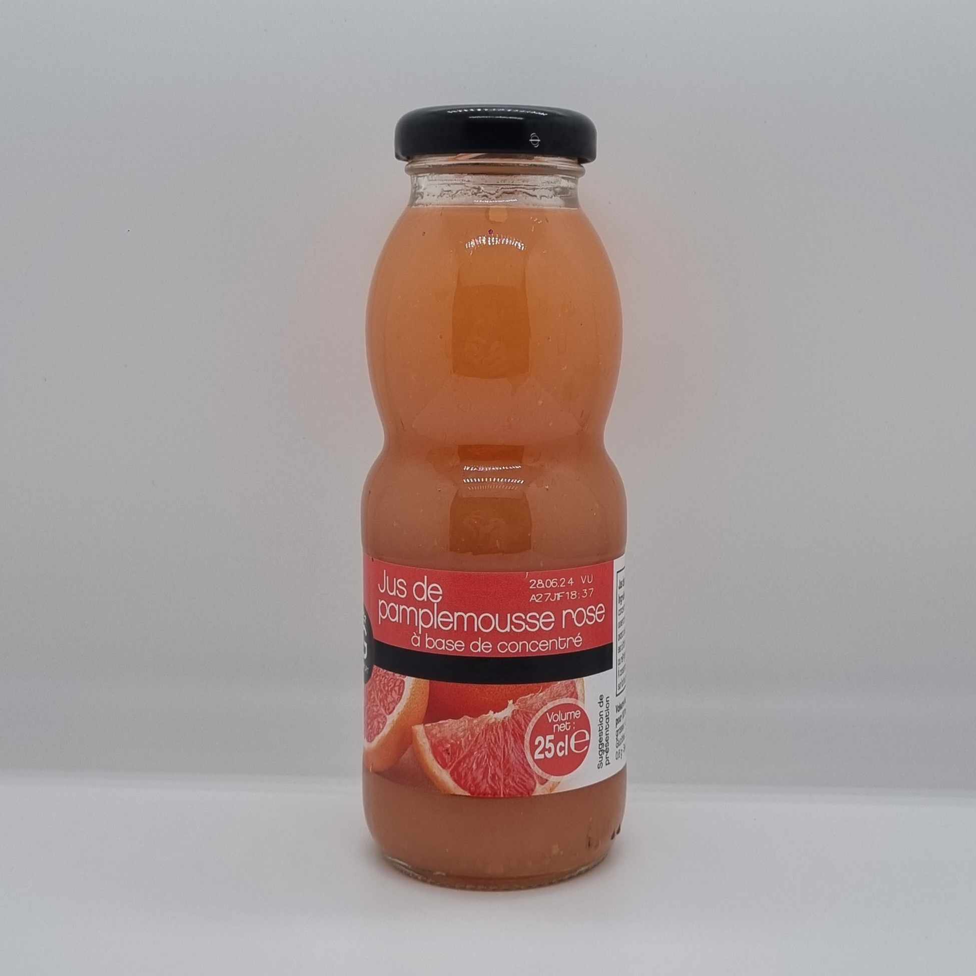 Jus de pamplemousse rose (25cl)